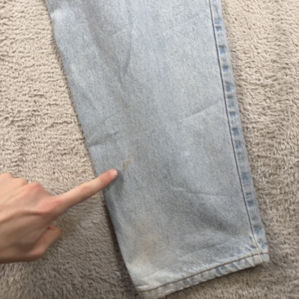 Vintage Levis Jeans Mens 34x32 Orange Tab 560 Loose Fit Tapered Leg Denim 90s - Picture 8 of 10